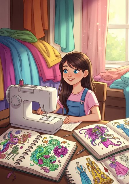 Elara's Stitches of Imagination