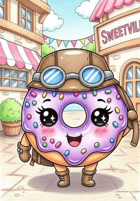 Dina the Brave Donut