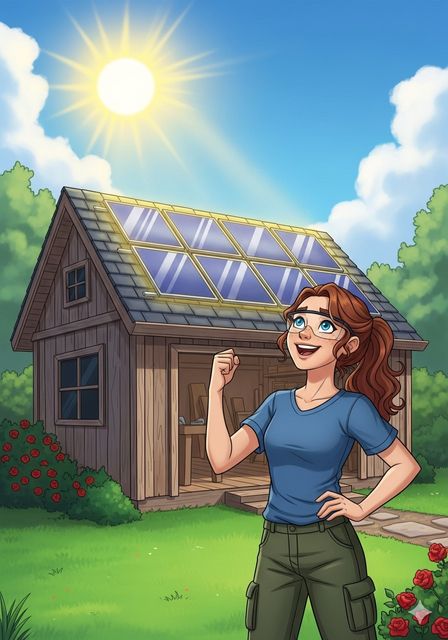 Missy and the Sun-Powered Workshop