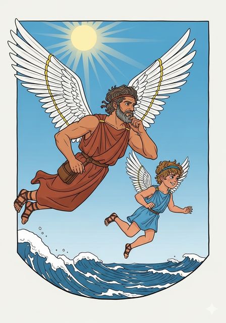 Icarus and the Sea