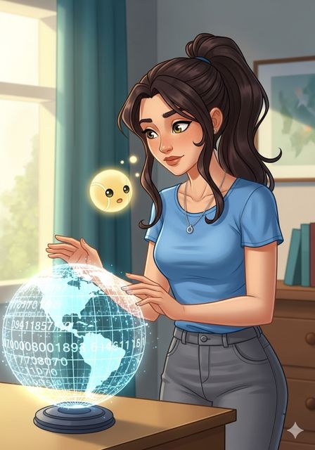 Melanie and the Digital Alphabet