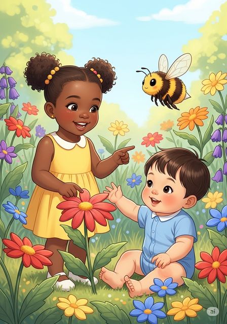 Buzzy Bee and the Happy Garden