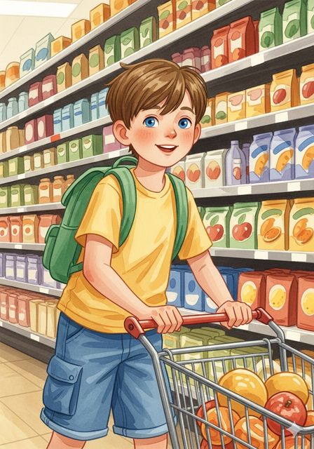 Tommy's Smart Shopping Trip