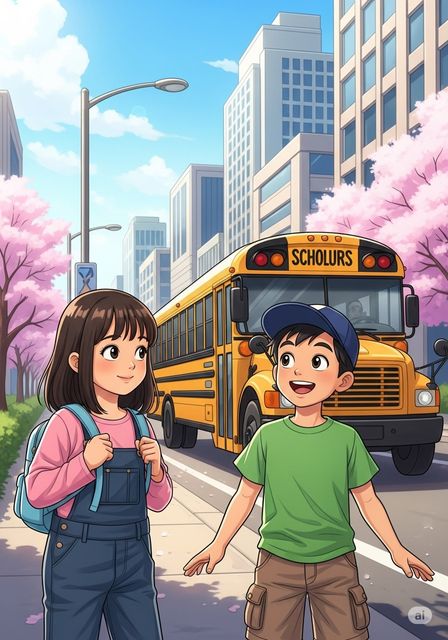 A New Adventure on the School Bus!
