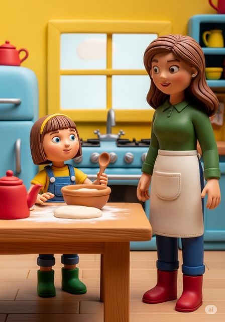 Samantha's Clay Kitchen Adventure